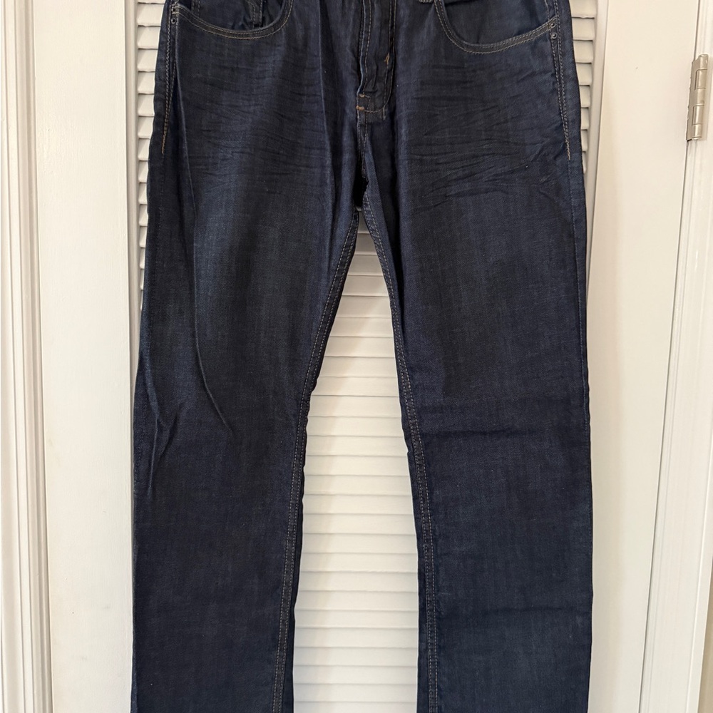 Buffalo David Bitton Men's Deep Indigo Slim Jeans